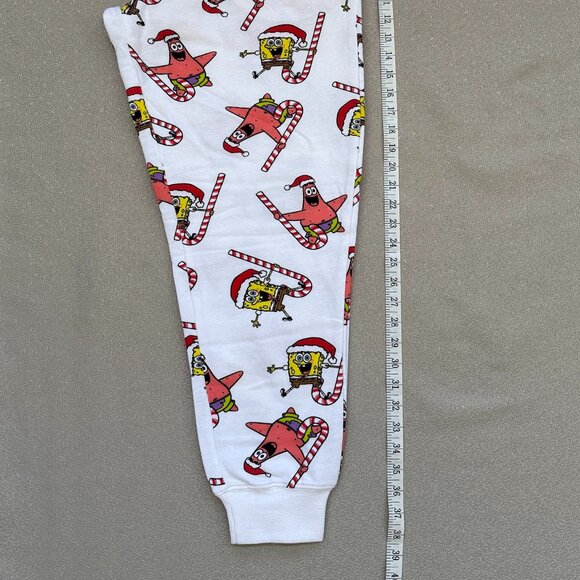 Nickelodeon Christmas Spongebob Squarepants PJ Pants | Women Size Small - Picture 6 of 6